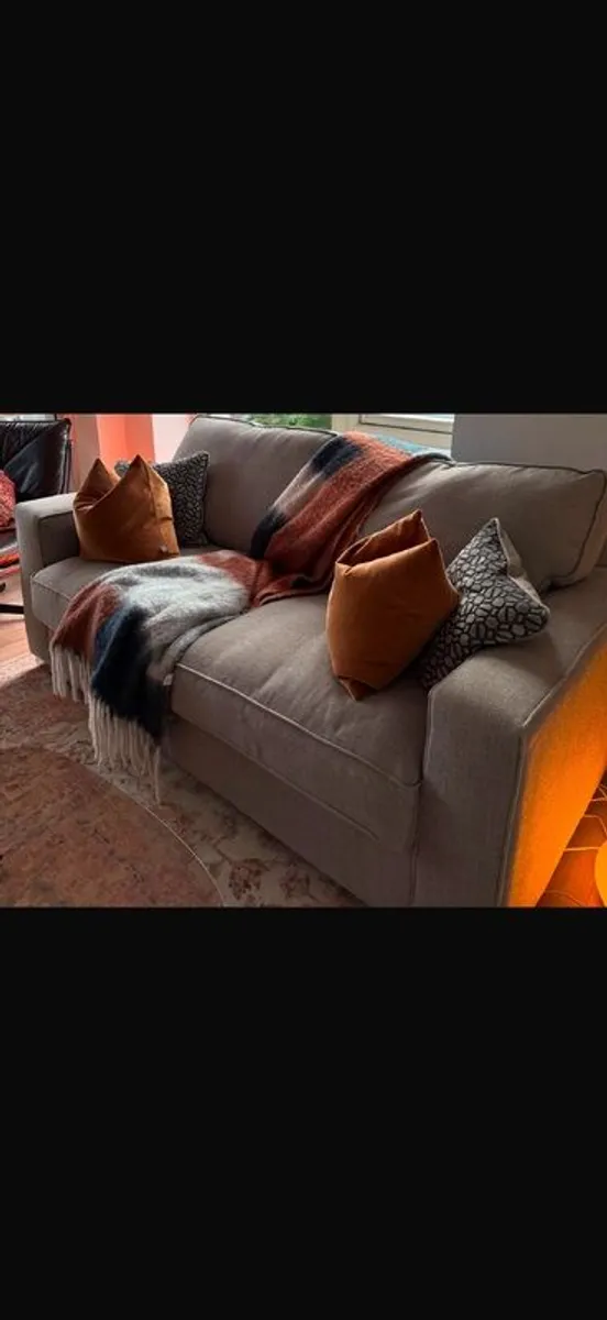 New sofa bed sold with cushions - Image 1