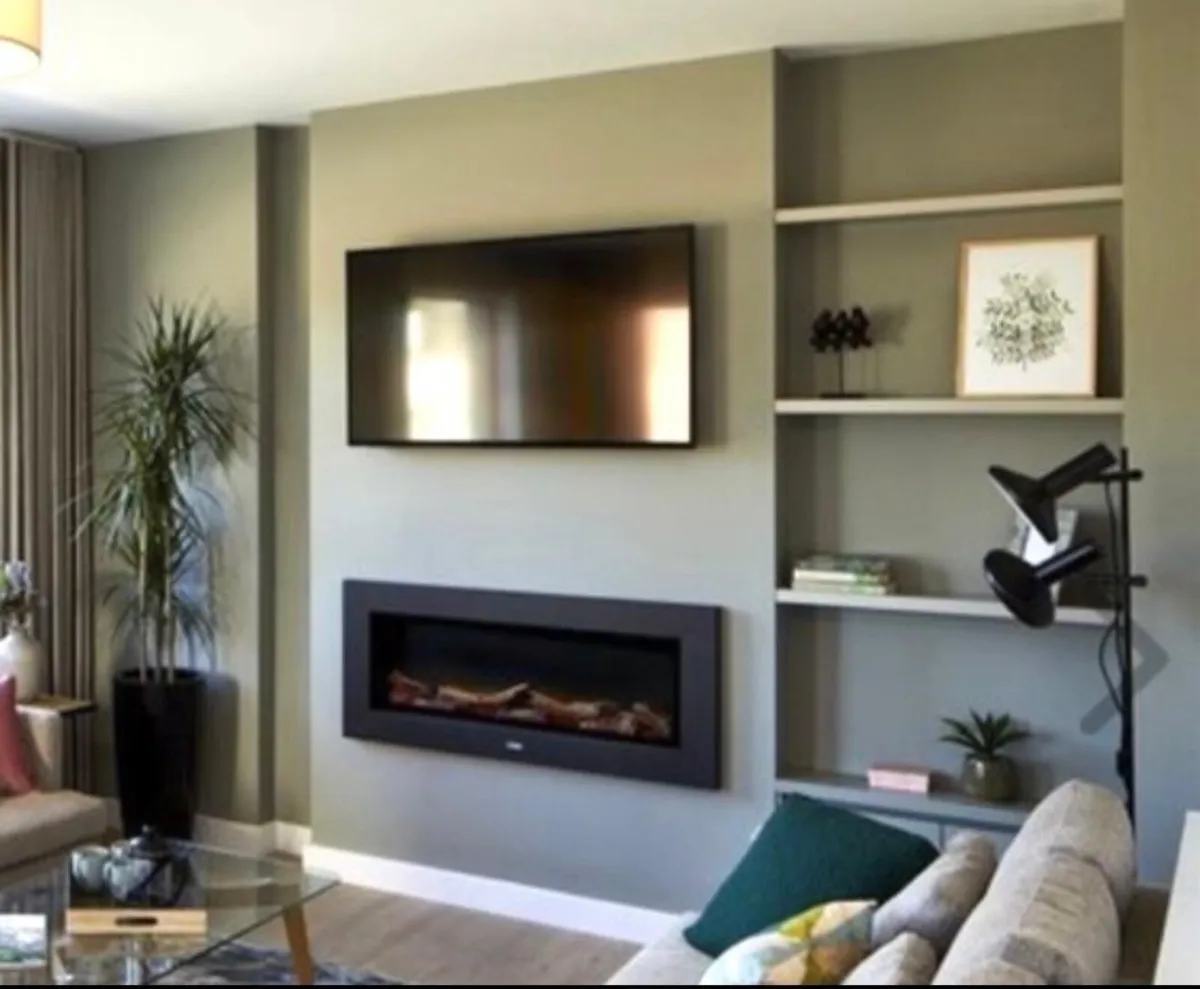 Dimplex Optiflame Wall Mounted Electric Fireplace - Image 1
