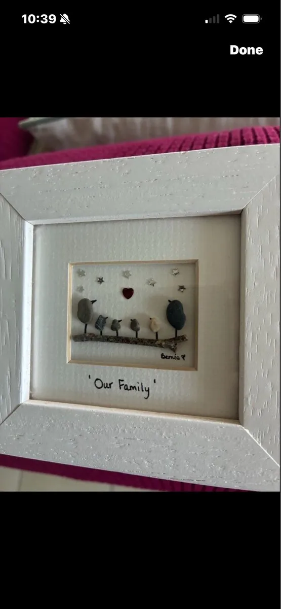 Our Family- Framed Stone Artwork - Image 2