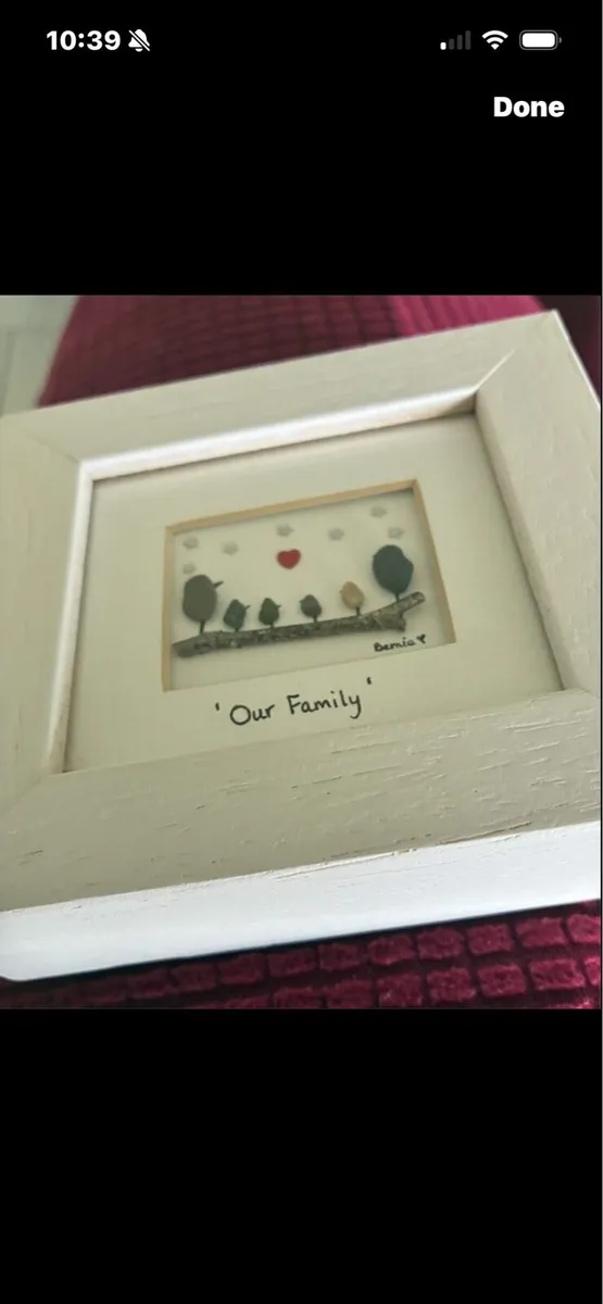 Our Family- Framed Stone Artwork - Image 3