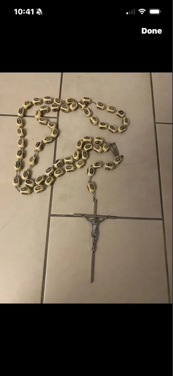 Very Rare Giant Size Rosary Beads - Image 1