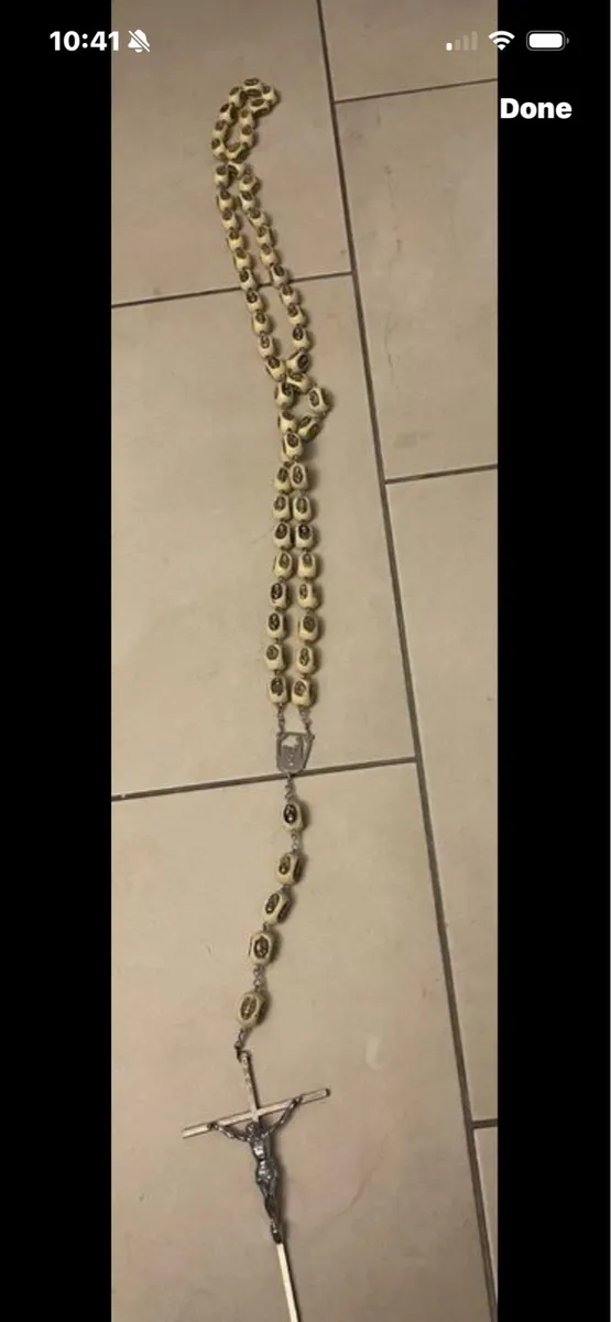 Very Rare Giant Size Rosary Beads - Image 2