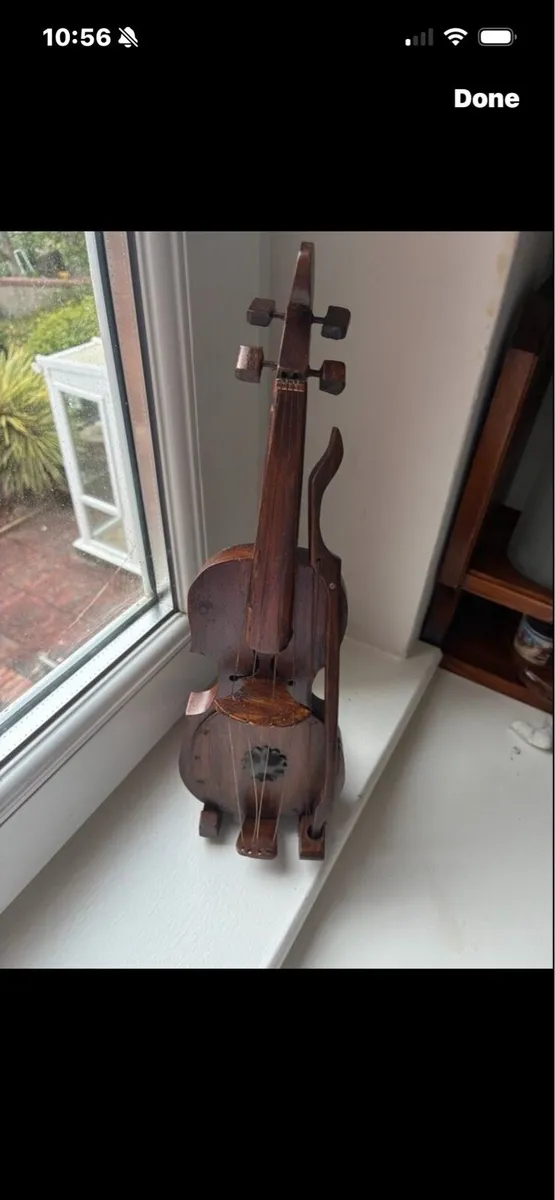 Double Bass Timber Display - Image 1