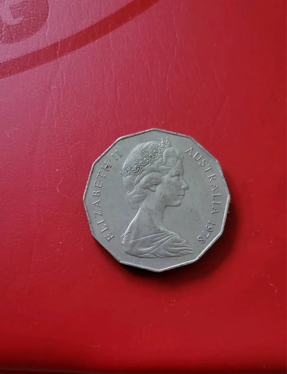 1978 Australian 50 Cent Coin . - Image 2