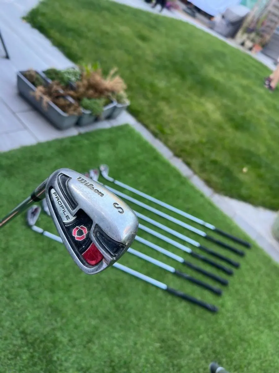 Left Handed Wilson Steel Irons Set SW - 5 Iron + Slazenger 3 Iron - Image 3
