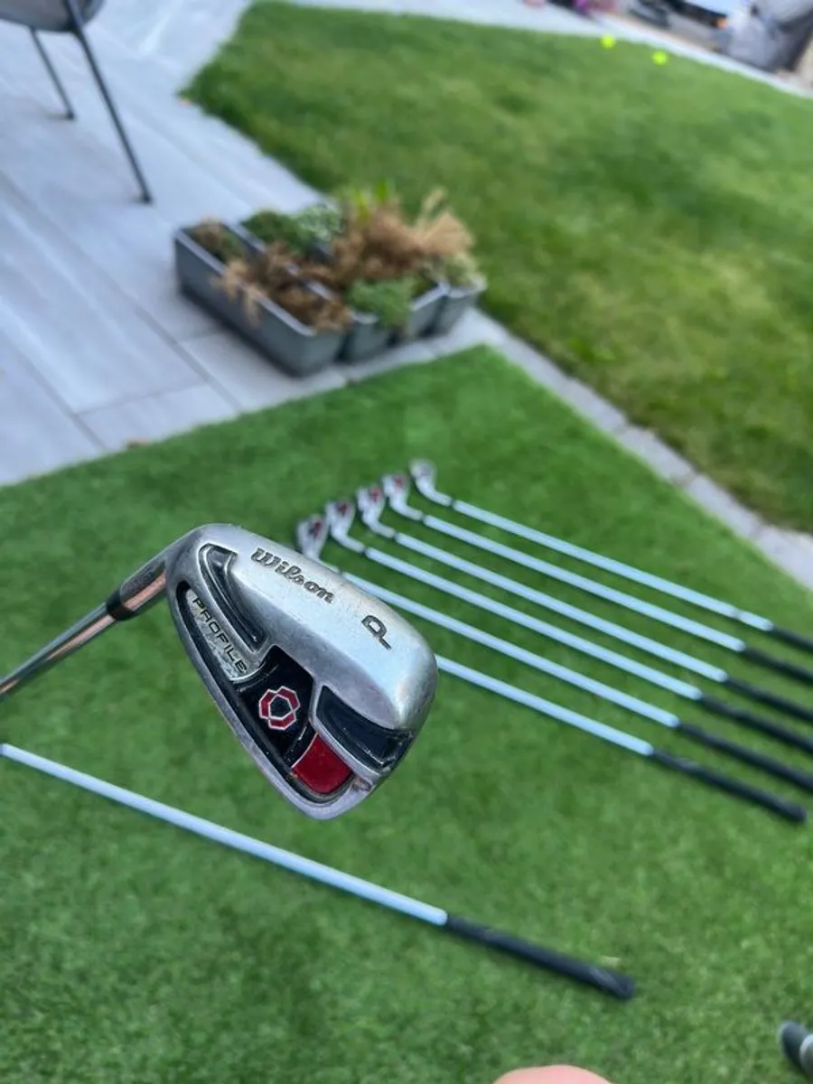 Left Handed Wilson Steel Irons Set SW - 5 Iron + Slazenger 3 Iron - Image 4