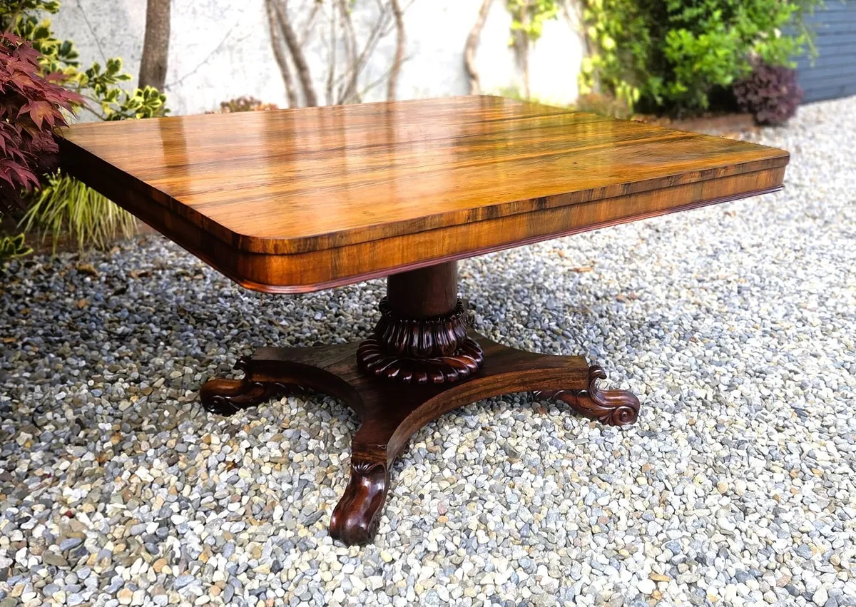 Georgian Rosewood Centre Table- Circa 1830 - Image 2