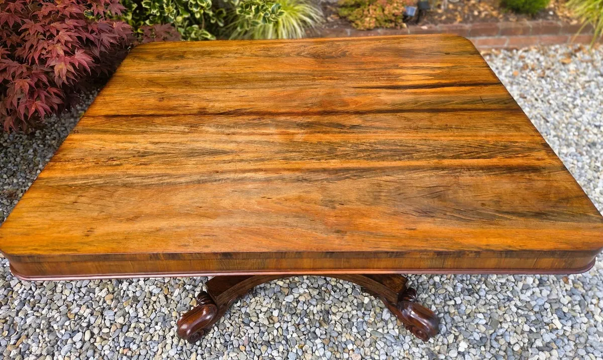 Georgian Rosewood Centre Table- Circa 1830 - Image 4