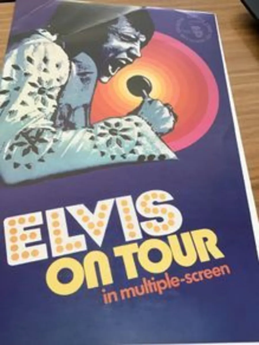 Rare Genuine Elvis Memorabilia - Poster