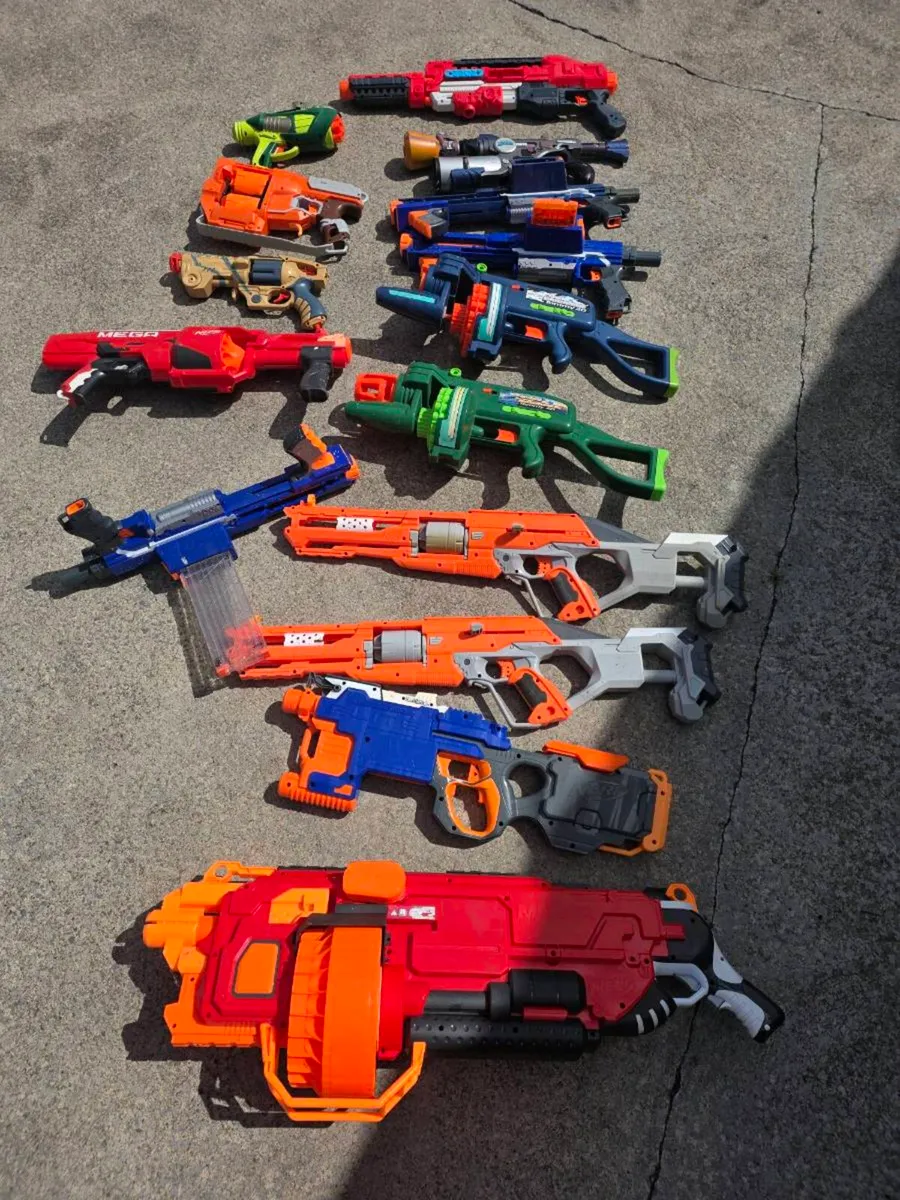 Nerf gun collection