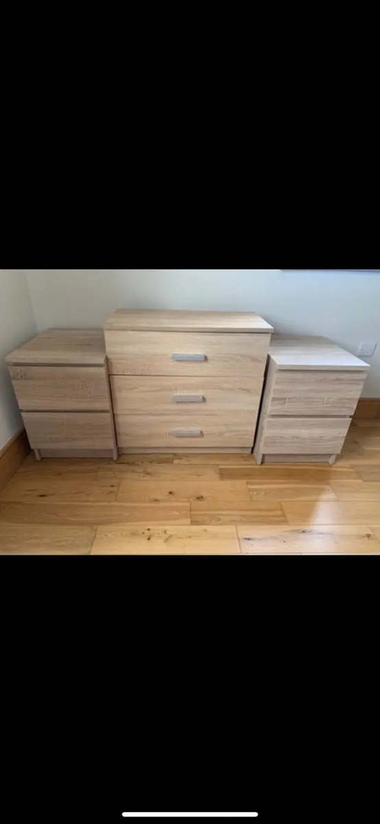 Bedroom furniture- Chest of Drawers & Side tables