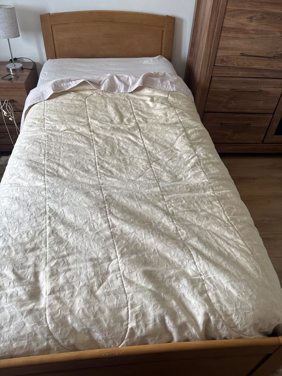 Single bed becomes double bed