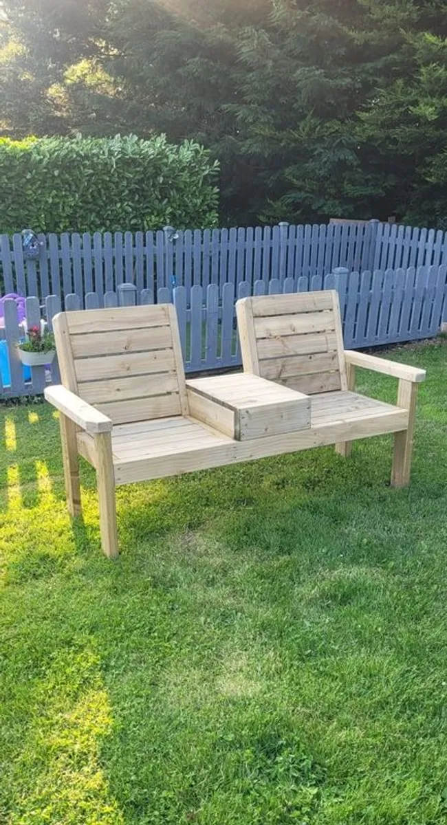 2 seater garden chair - Image 2