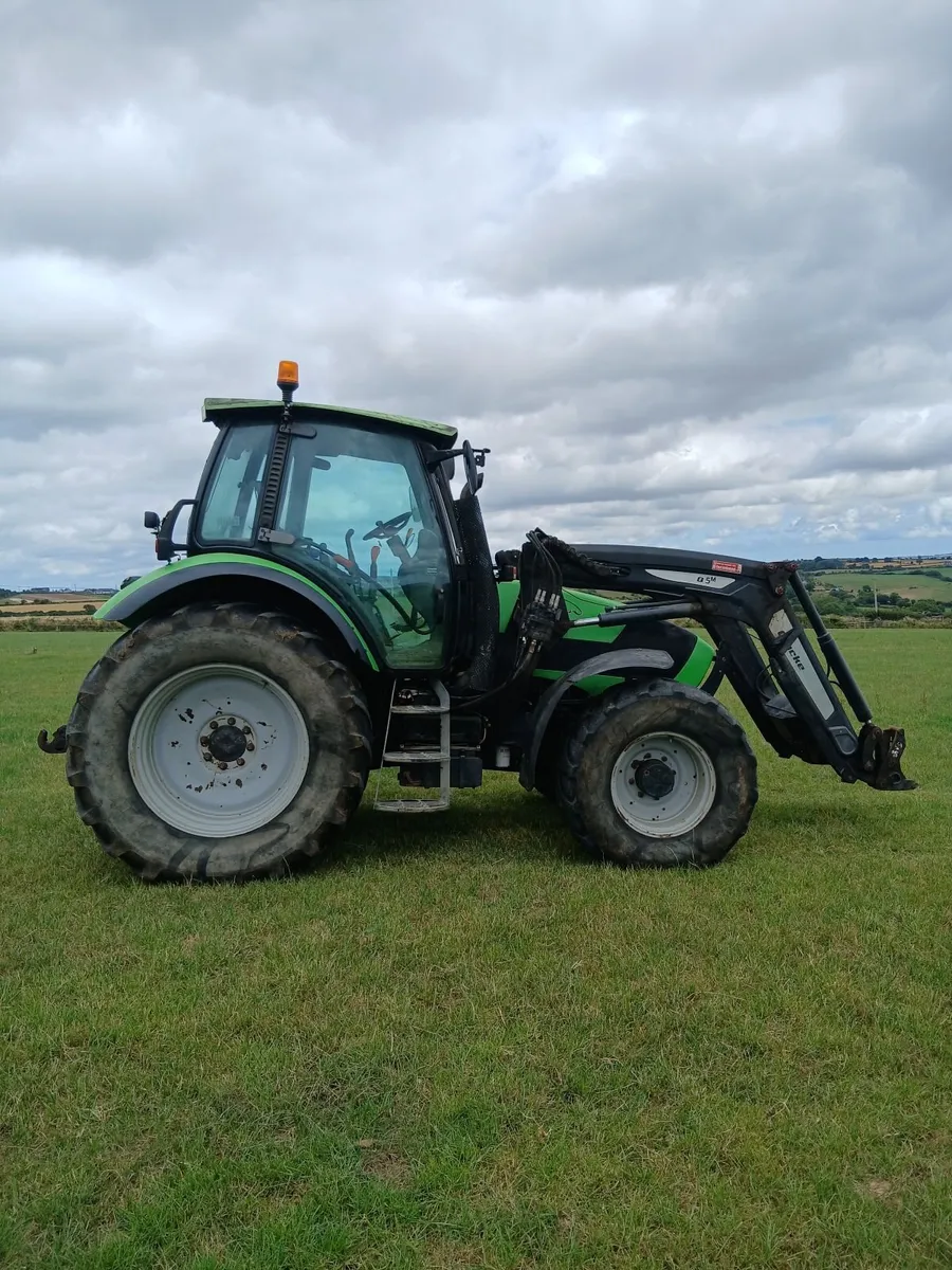 DEUTZ-FAHR agrotron 130 with quicke q5m loader - Image 3