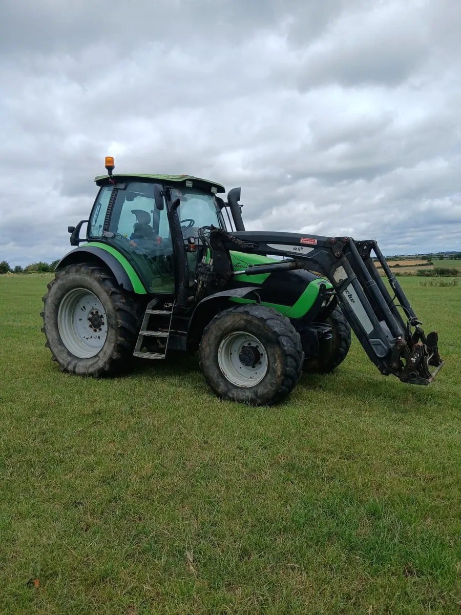 DEUTZ-FAHR agrotron 130 with quicke q5m loader - Image 4