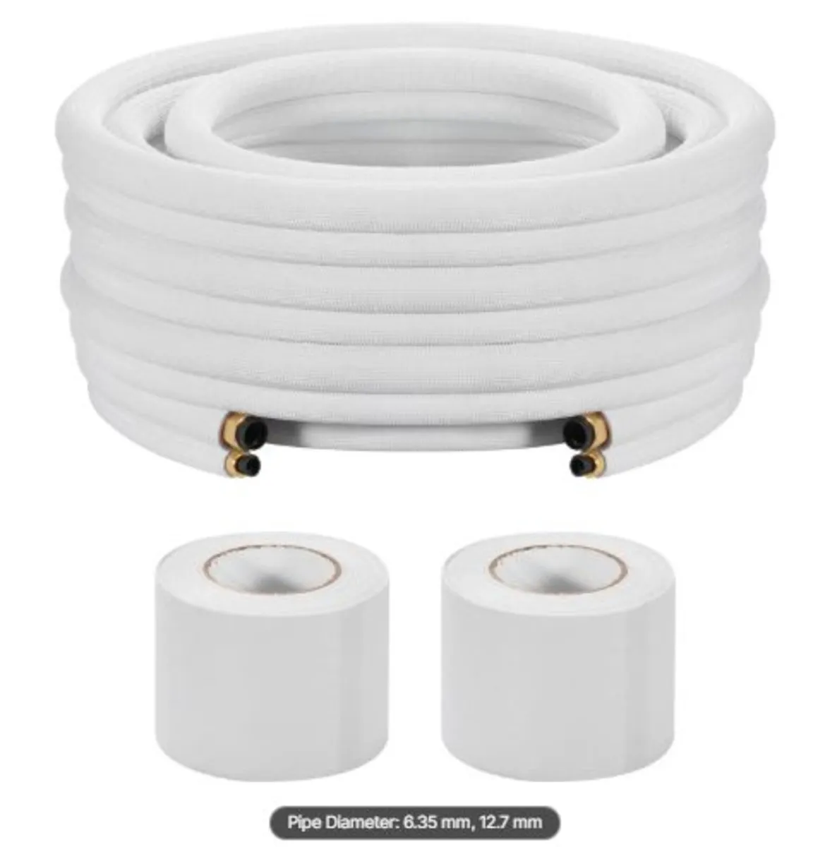 15.2m Mini Split Line Set,6.4 &12.7mm OD AC Copper - Image 1