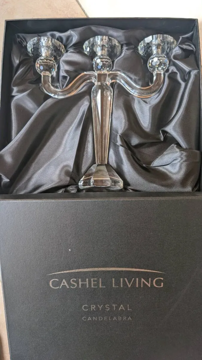 Candelabra - Cashel Living Crystal Candelabra - Image 1