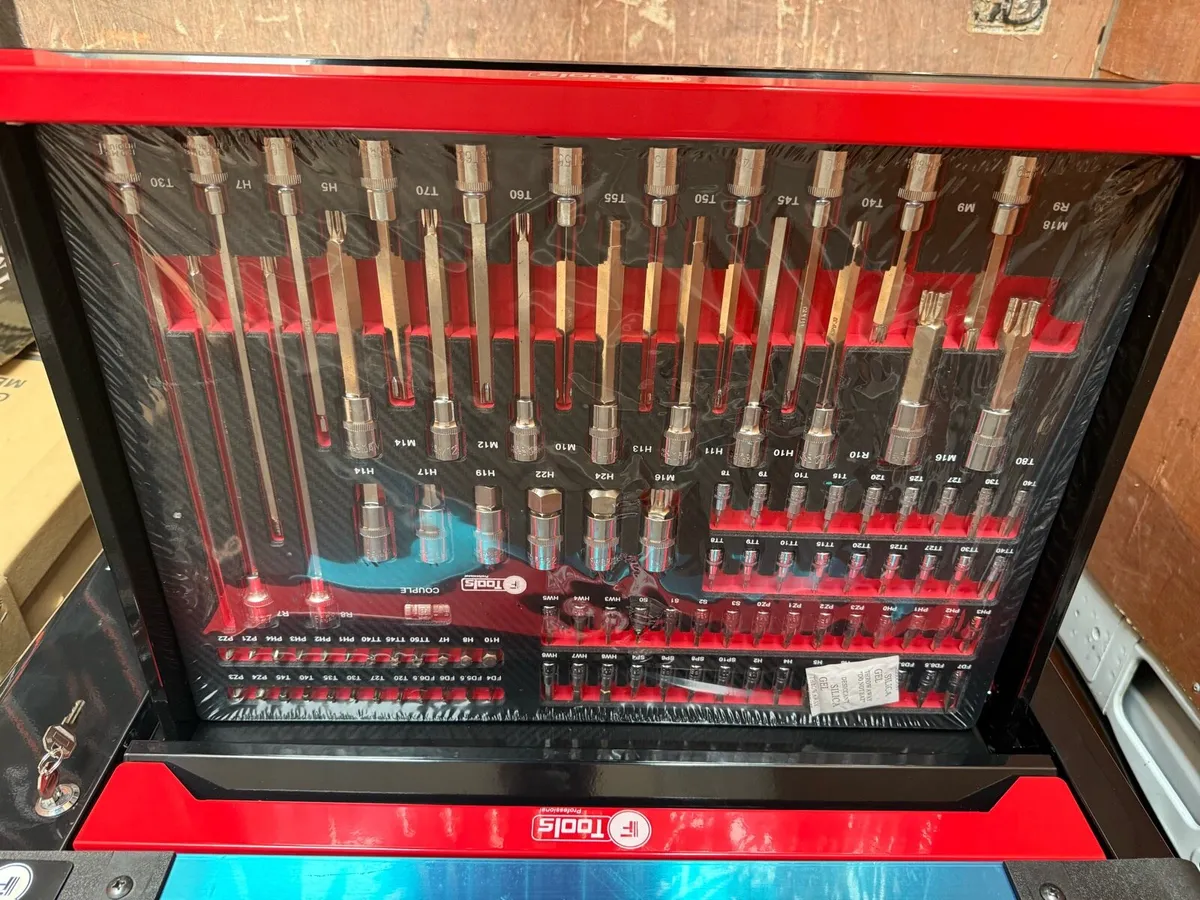NEW MODEL 8DRAWER TOOL CHEST FULL OF TOOLS - Image 3