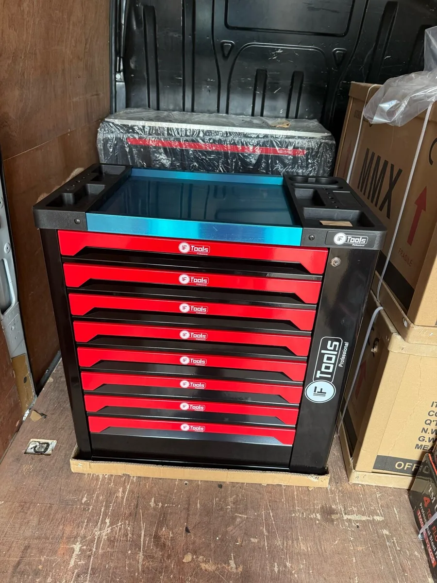 NEW MODEL 8DRAWER TOOL CHEST FULL OF TOOLS - Image 1