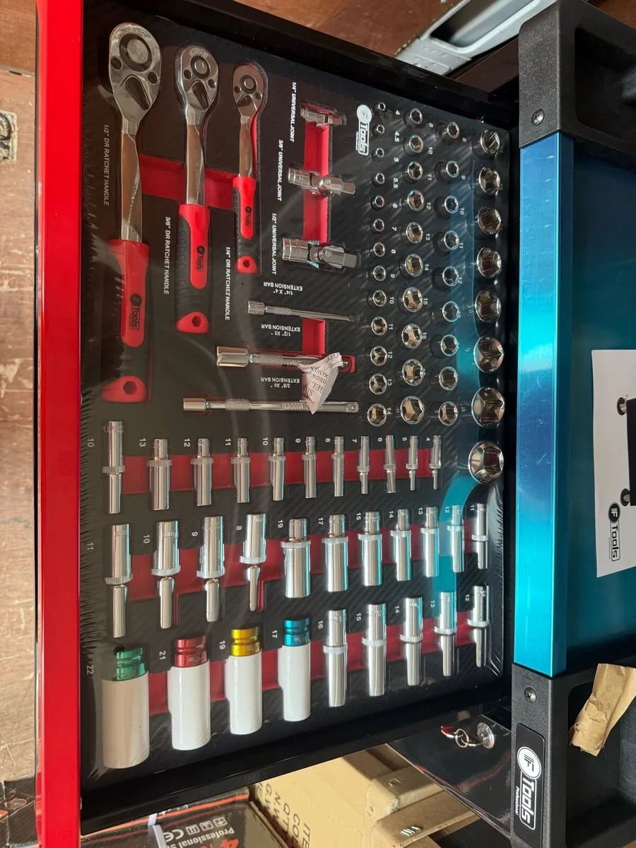 NEW MODEL 8DRAWER TOOL CHEST FULL OF TOOLS - Image 2