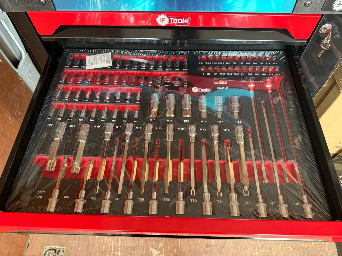 NEW MODEL 8DRAWER TOOL CHEST FULL OF TOOLS - Image 3