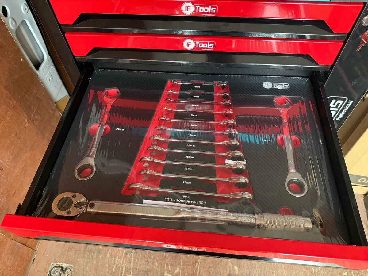 NEW MODEL 8DRAWER TOOL CHEST FULL OF TOOLS - Image 4