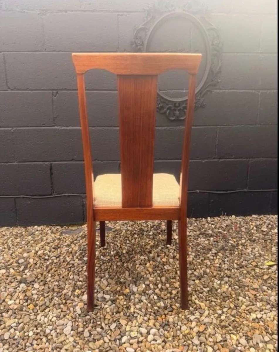 Mid Century Dining Chairs x 4 - Image 4
