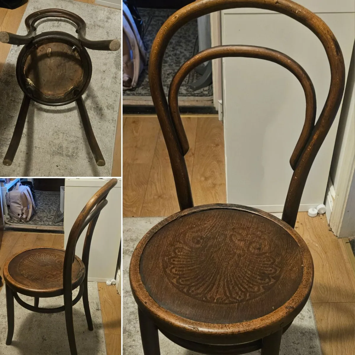 Refurbished reclaimed original bentwood chairs - Image 2
