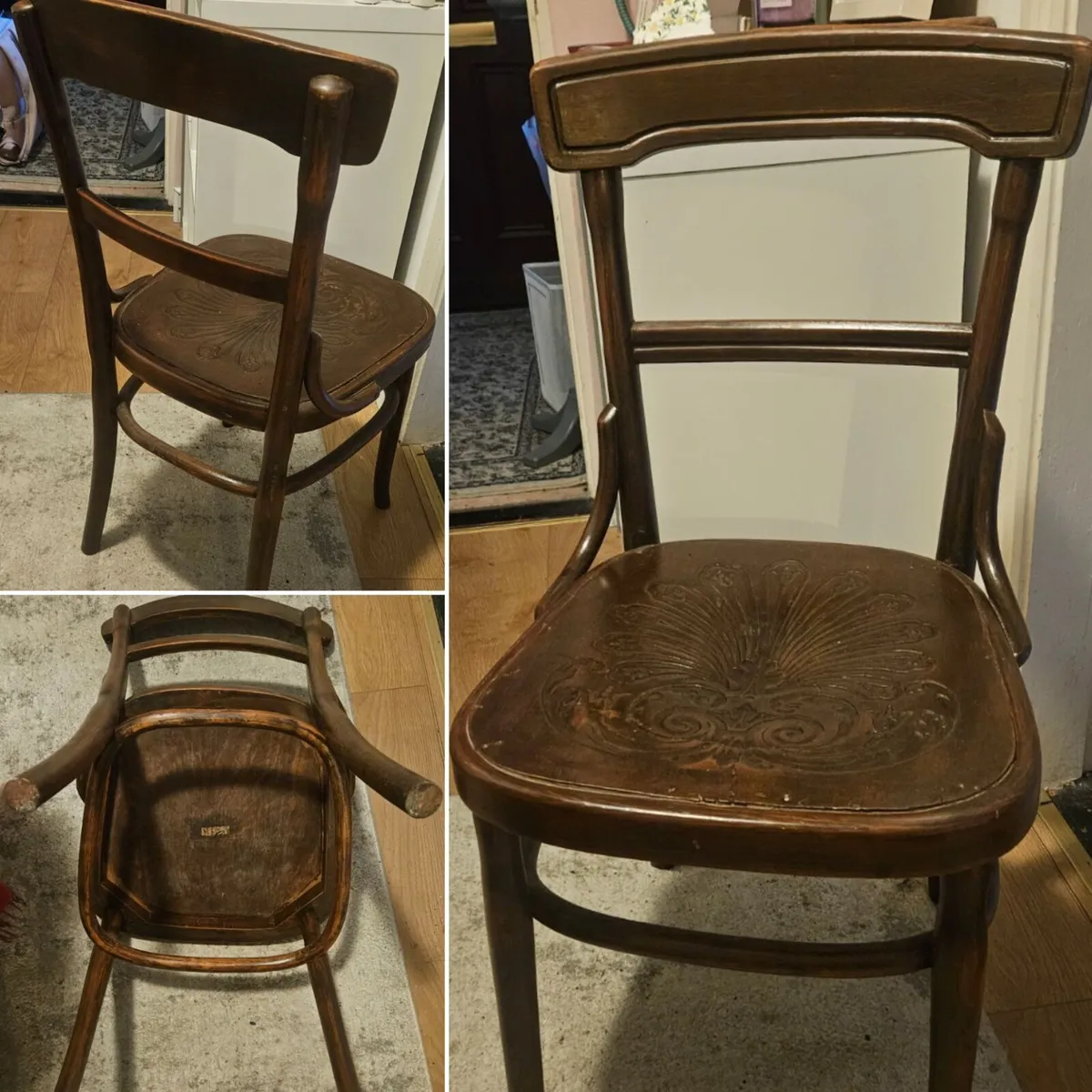 Refurbished reclaimed original bentwood chairs - Image 3