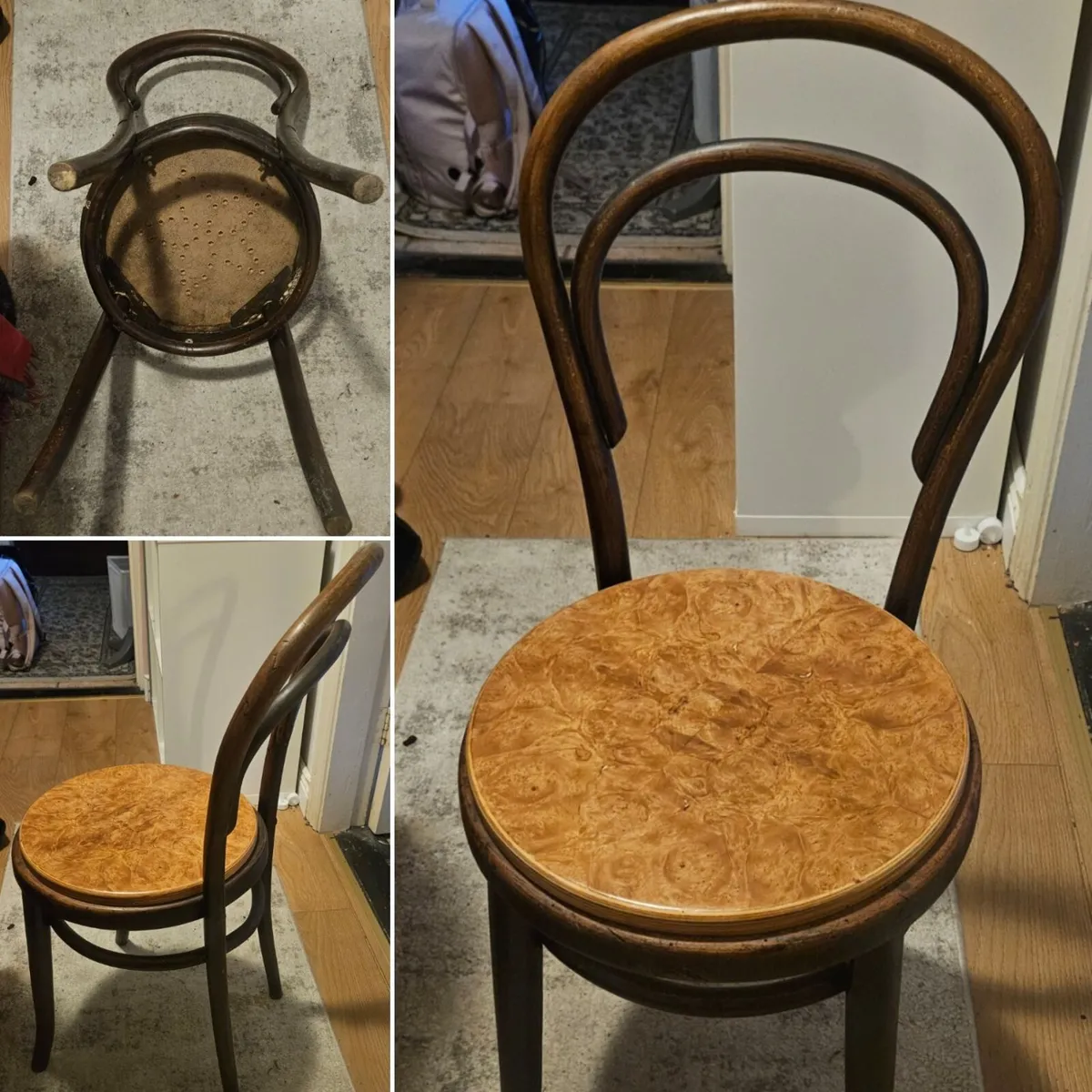 Refurbished reclaimed original bentwood chairs - Image 4