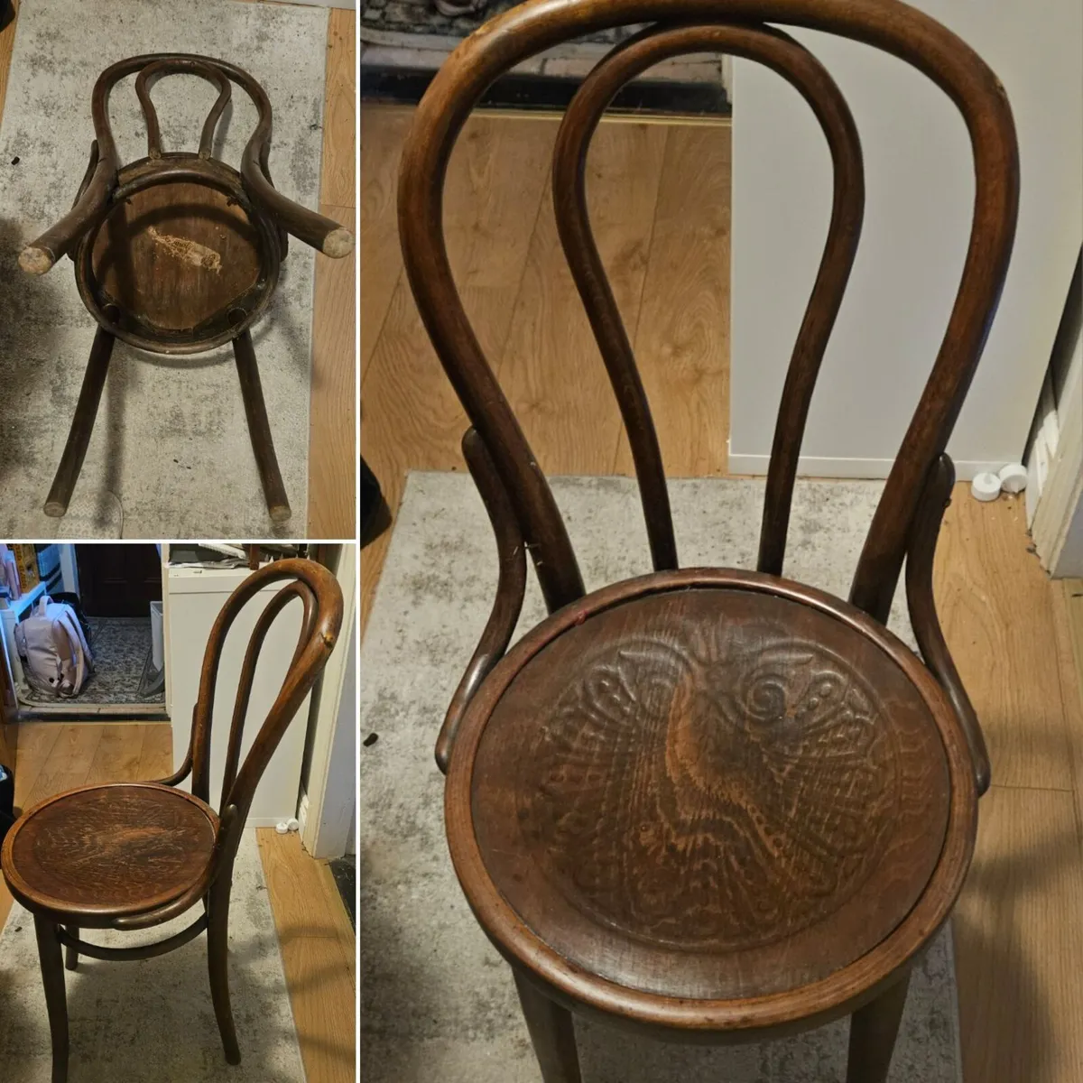 Refurbished reclaimed original bentwood chairs - Image 1