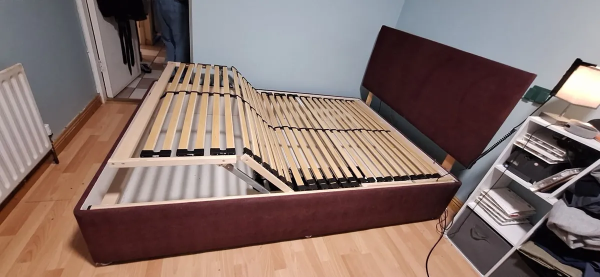 Electric bed.  4ft double. - Image 4