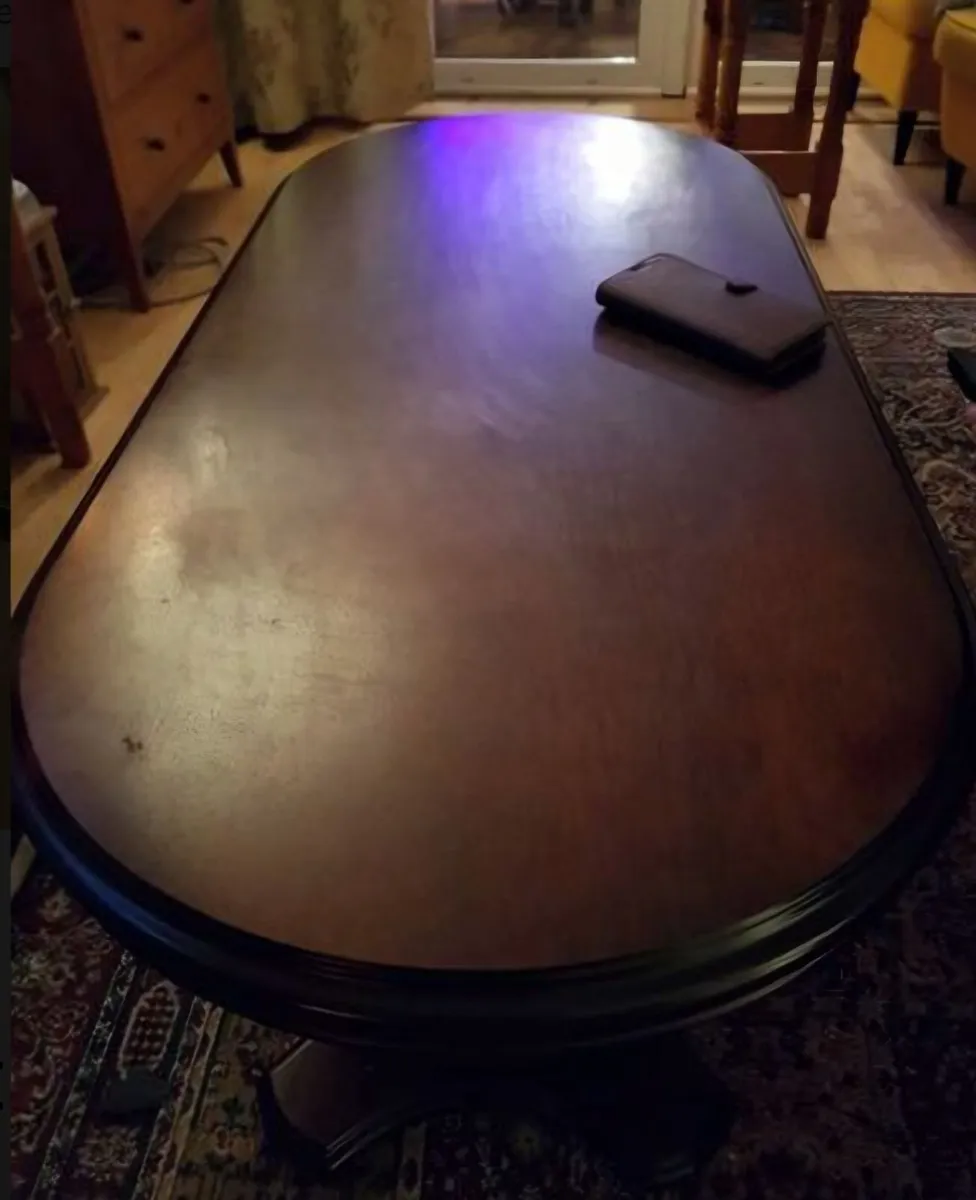 Oval Mahogany table - Image 3