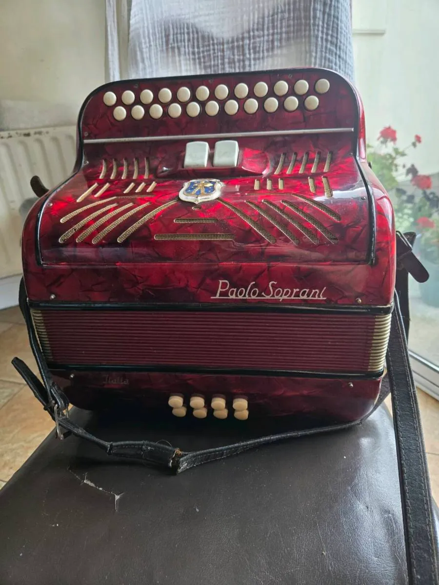 1950s Vintage Paolo Soprani Italian Accordion - Image 1