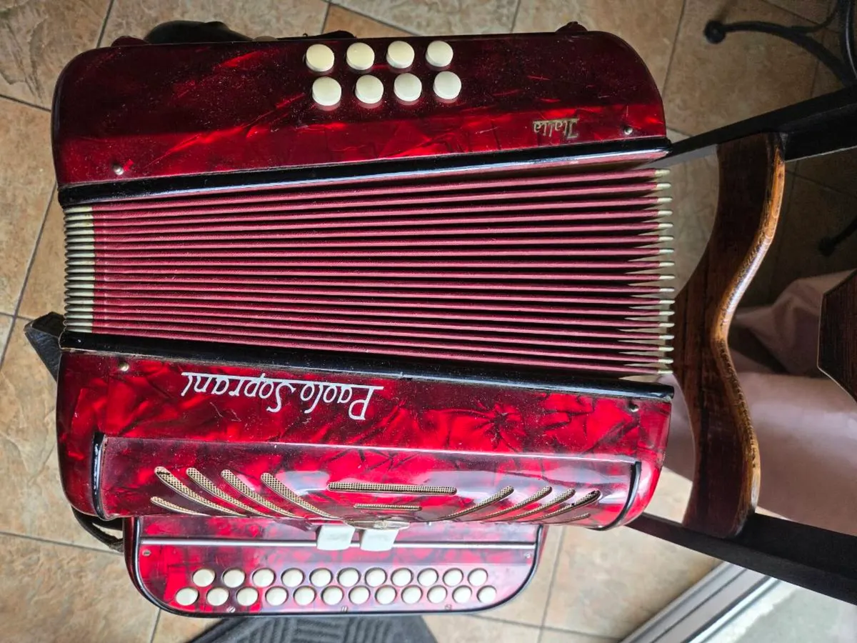1950s Vintage Paolo Soprani Italian Accordion - Image 4