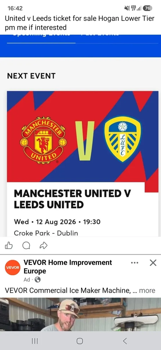 Manchester United v Leeds