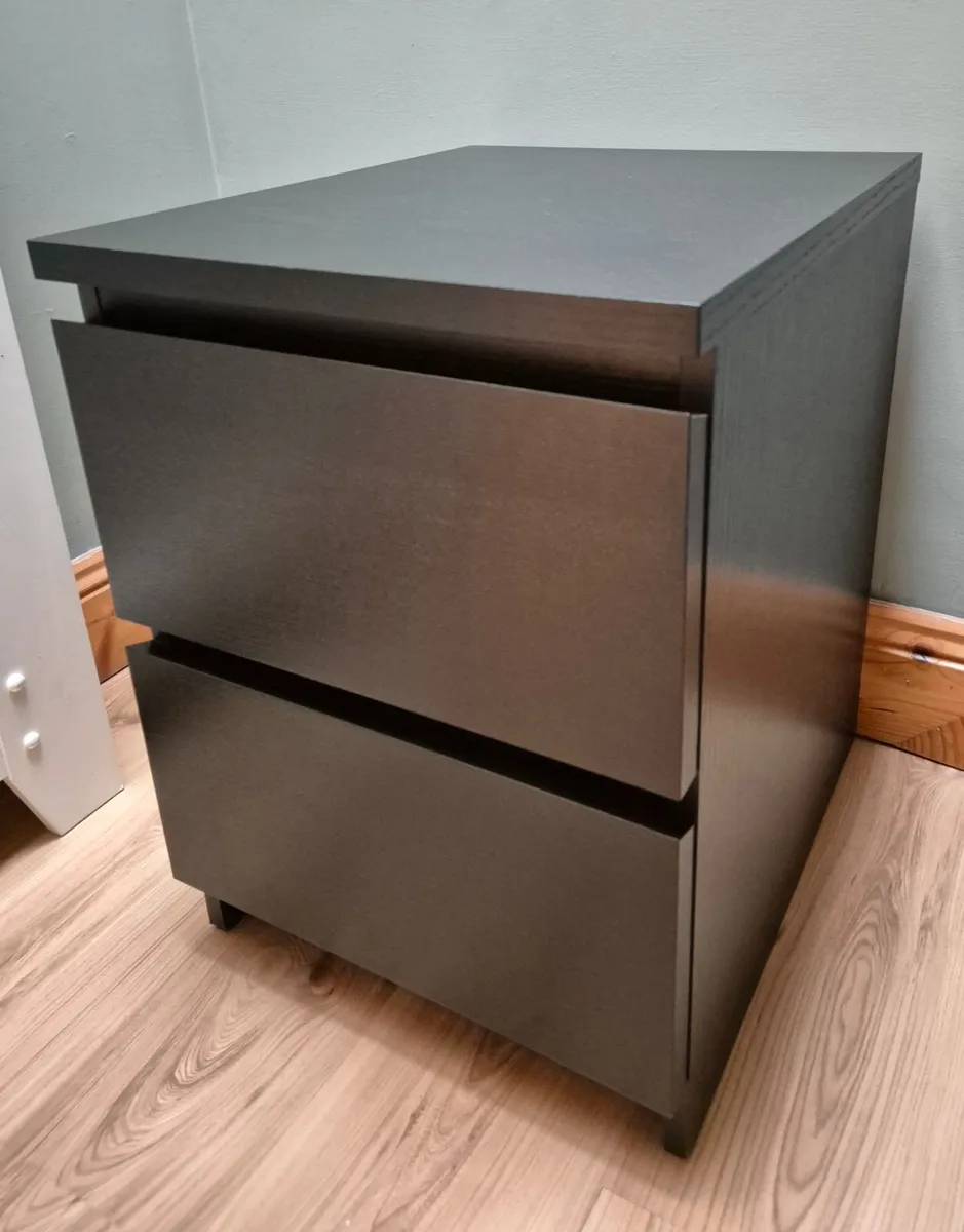 IKEA  MALM Chest of 2 drawers bedside table 40x55 - Image 2