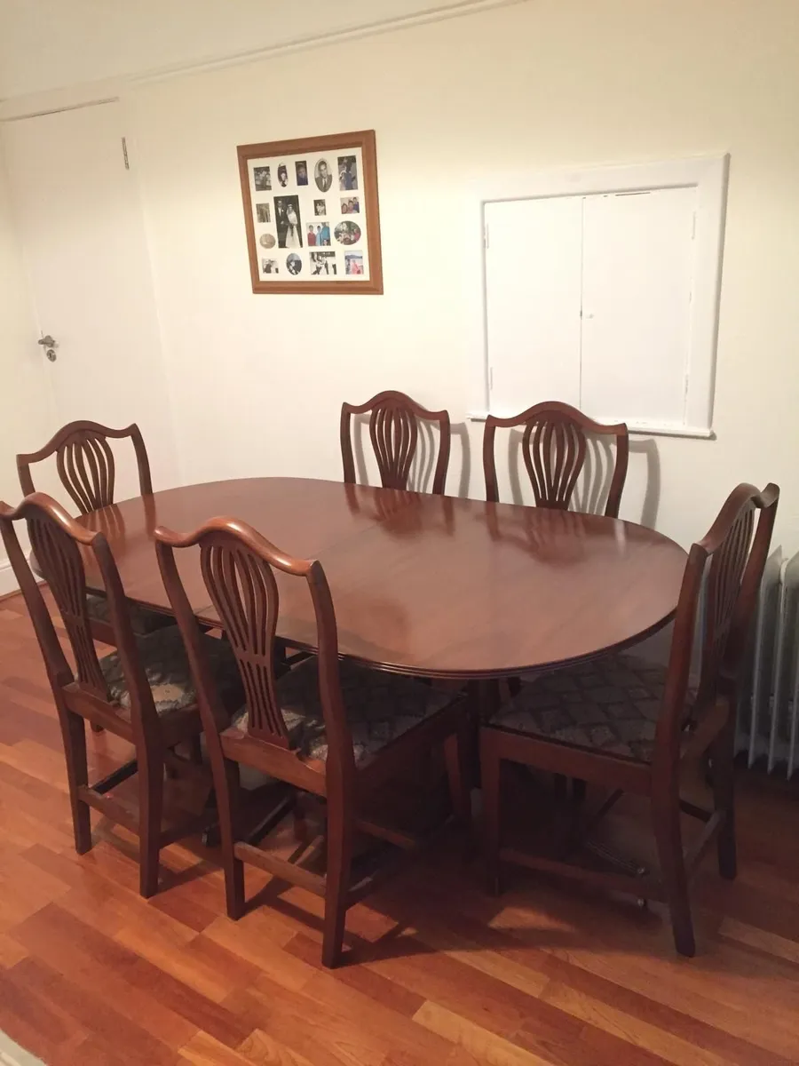 Dining table and chairs