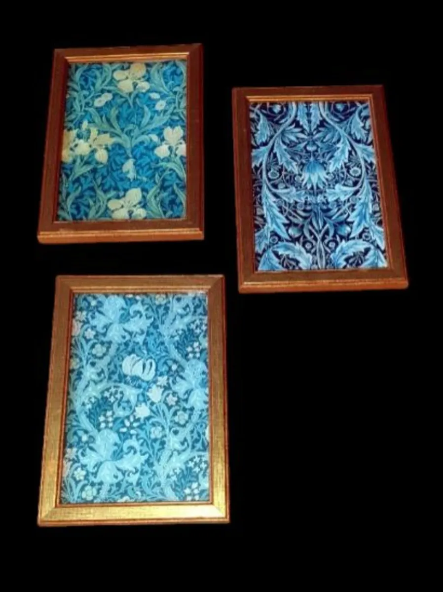 Trio Of William Morris Style Framed Prints - Image 4