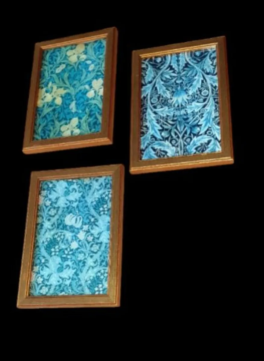 Trio Of William Morris Style Framed Prints - Image 2