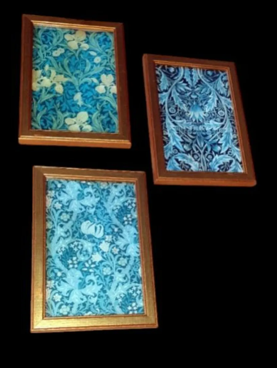 Trio Of William Morris Style Framed Prints - Image 3