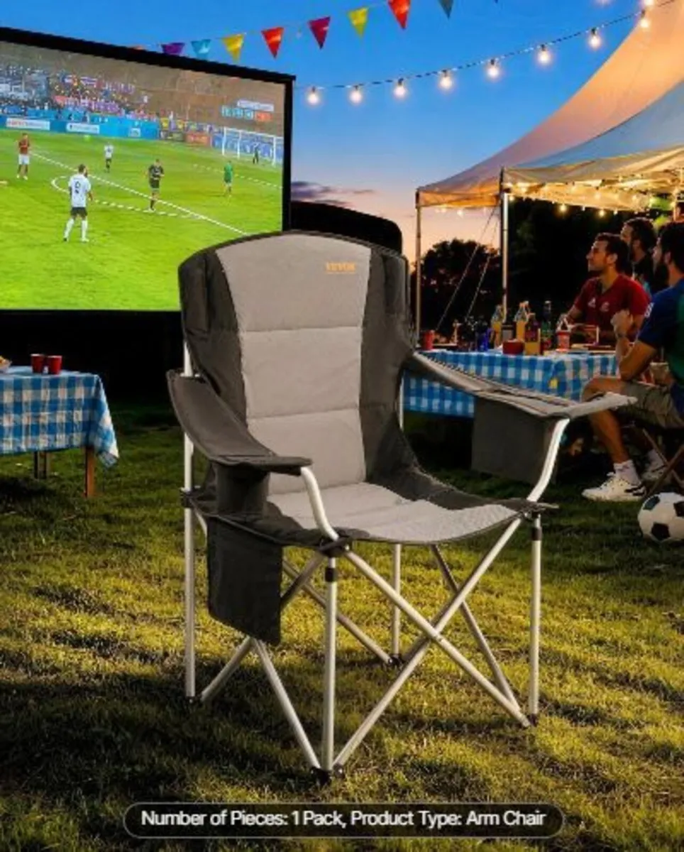 Oversized Camping Chairs, 204 kg Heavy - Image 2