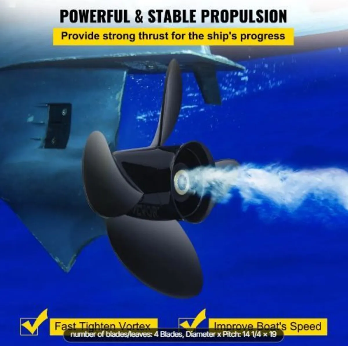 Outboard Propeller, Replace for OEM - Image 3