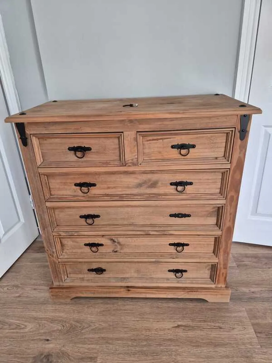 Pine Mexican Style Drawers - Image 1