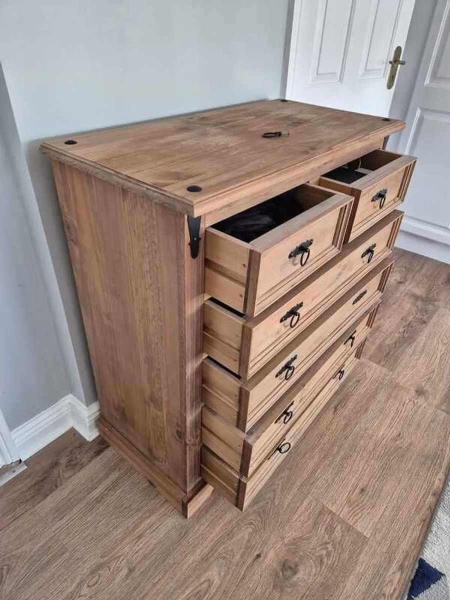 Pine Mexican Style Drawers - Image 3