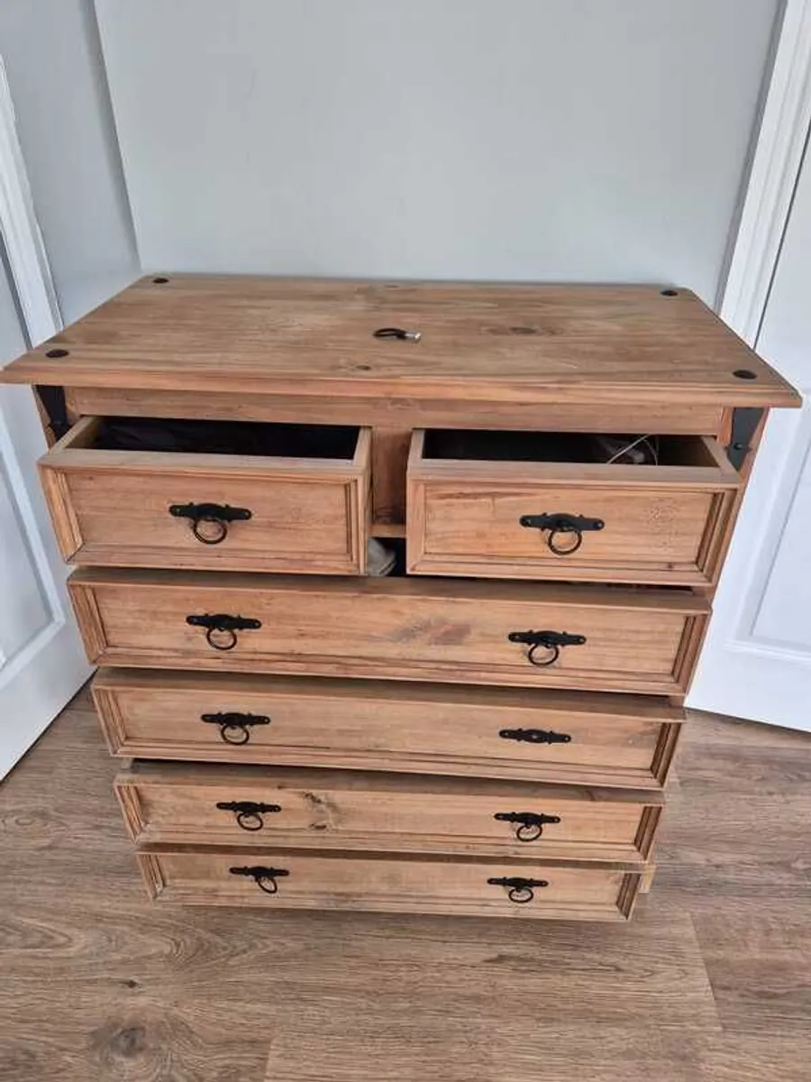 Pine Mexican Style Drawers - Image 4