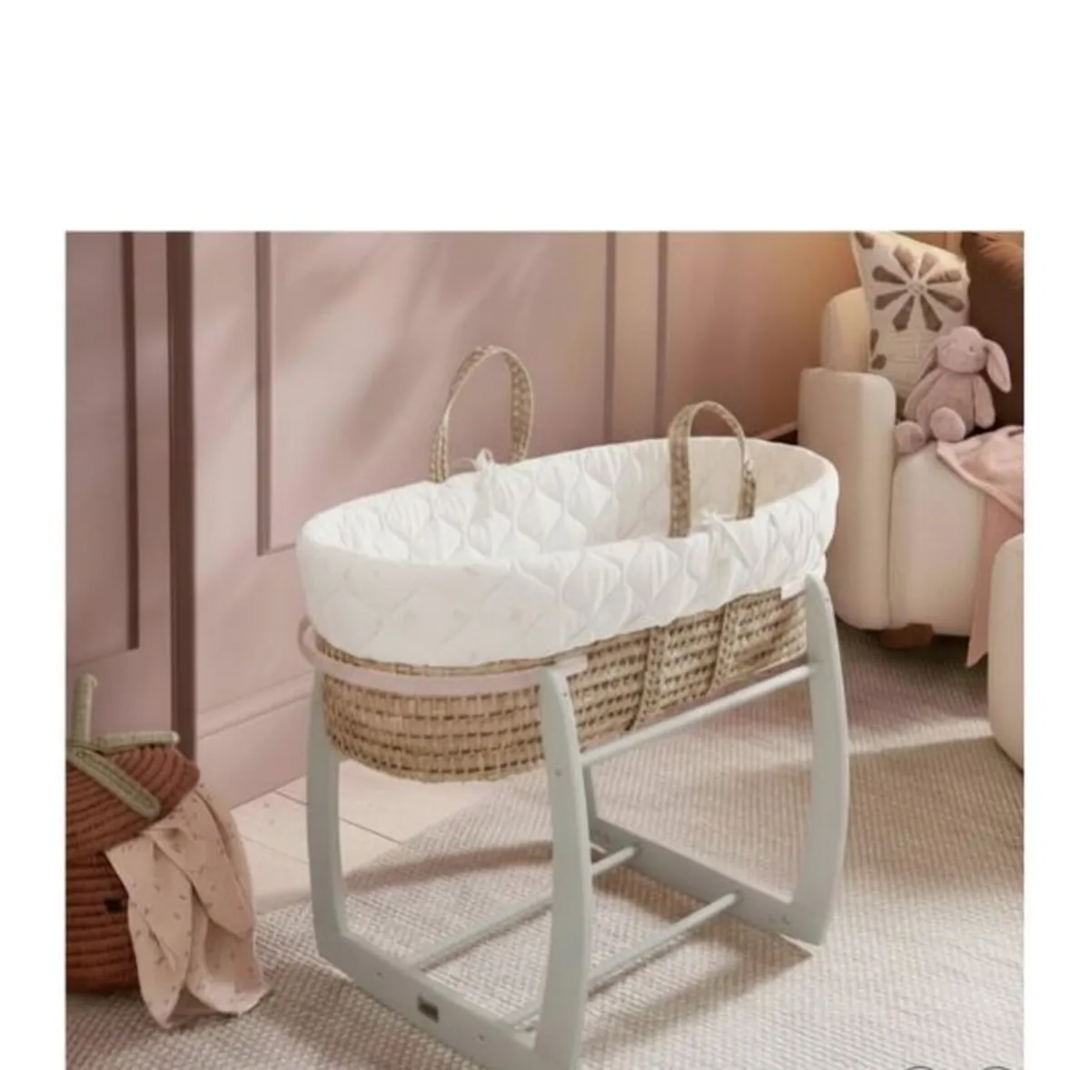Mamas & Papas Rocking Moses Basket Stand - Image 2