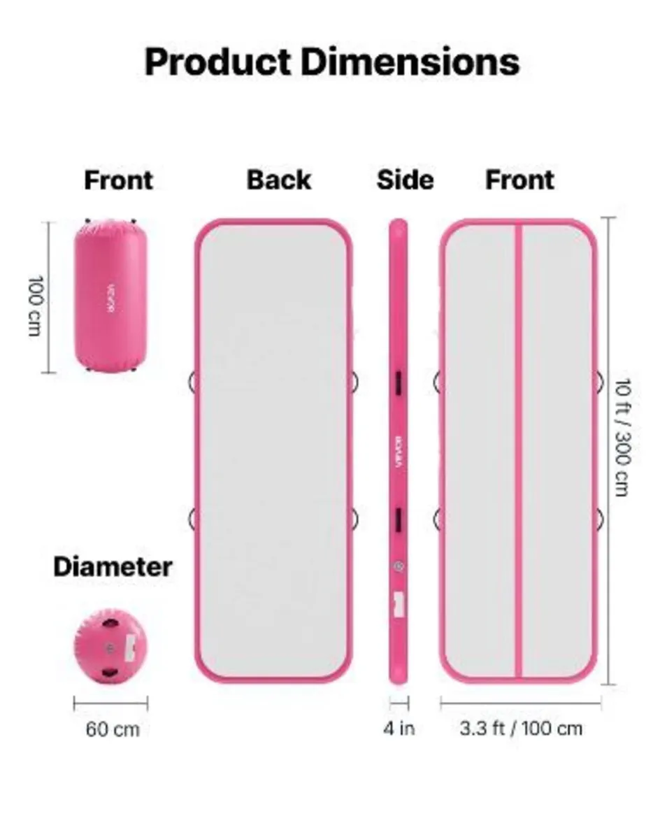 Inflatable Gymnastics Air Mat with Air - Image 1