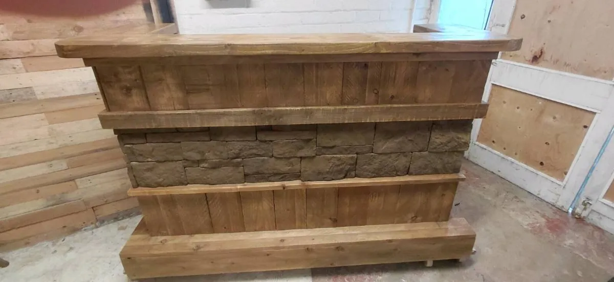 rustic home bar - Image 1