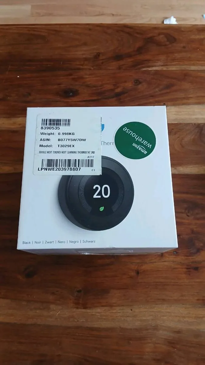 Google Nest Thermostat 3rd Generation with stand - Image 1